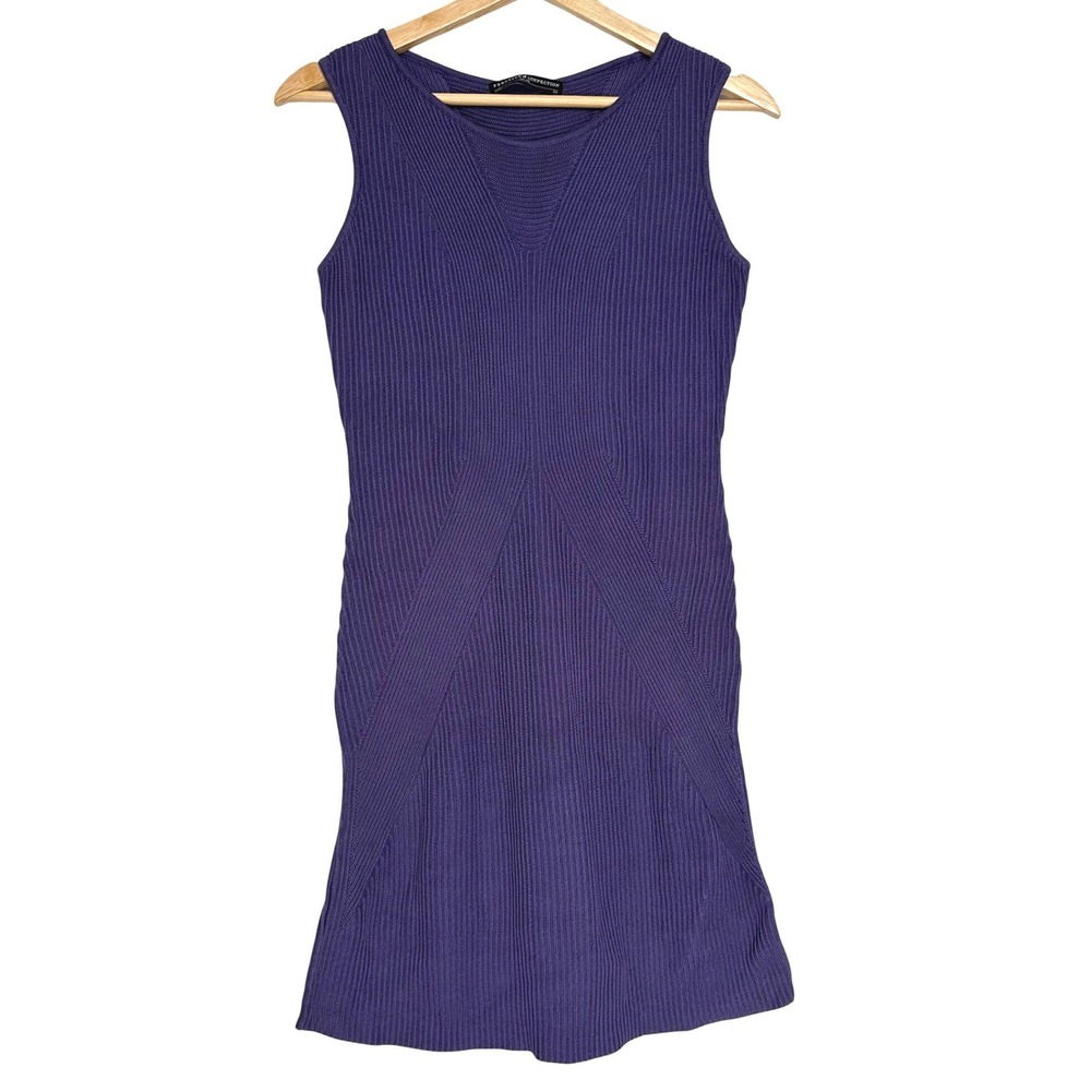 Peruvian Connection Lilias‎ Knit Sleeveless Dress Pima Cotton Purple XS